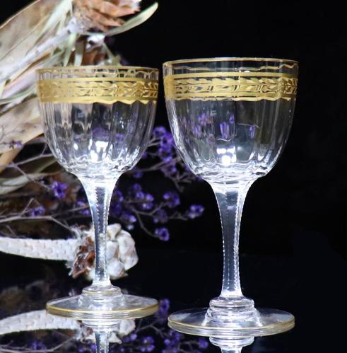 バカラ 最高級 プレステージ ワイングラス バカラグラス ２４金の贅沢な美しさ